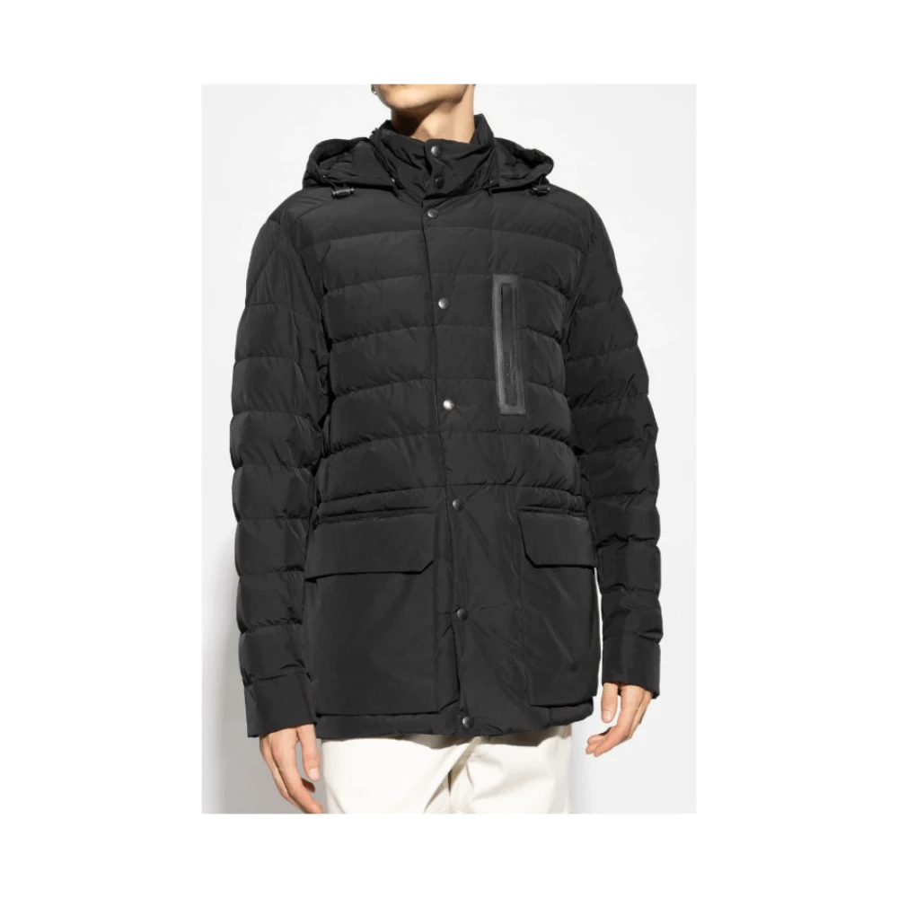 Moncler Gewatteerde Logojas Black Heren