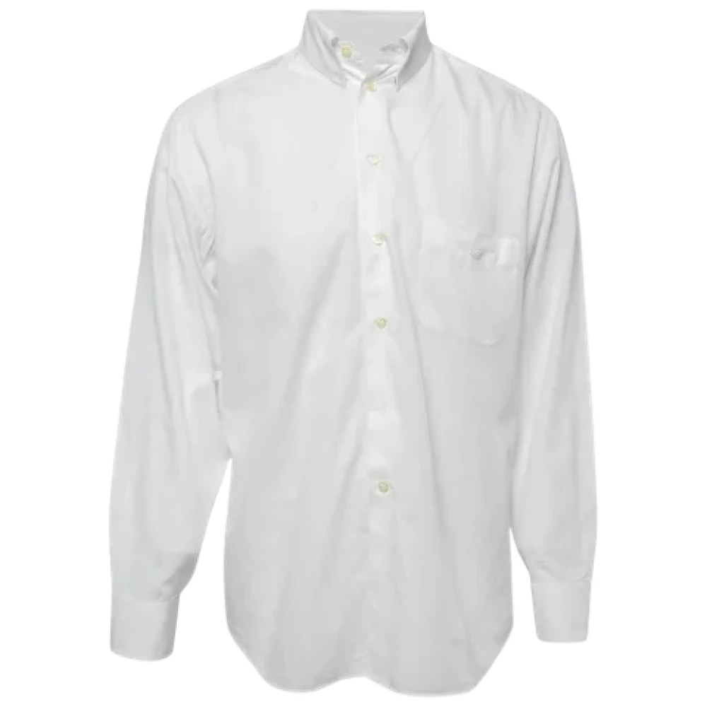 Armani Pre-owned Cotton tops White Heren