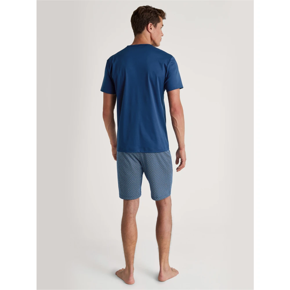 CALIDA Korte Pyjama Set Blue Heren