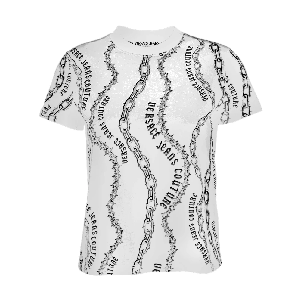 Versace Jeans Couture T-shirts en Polos White Dames