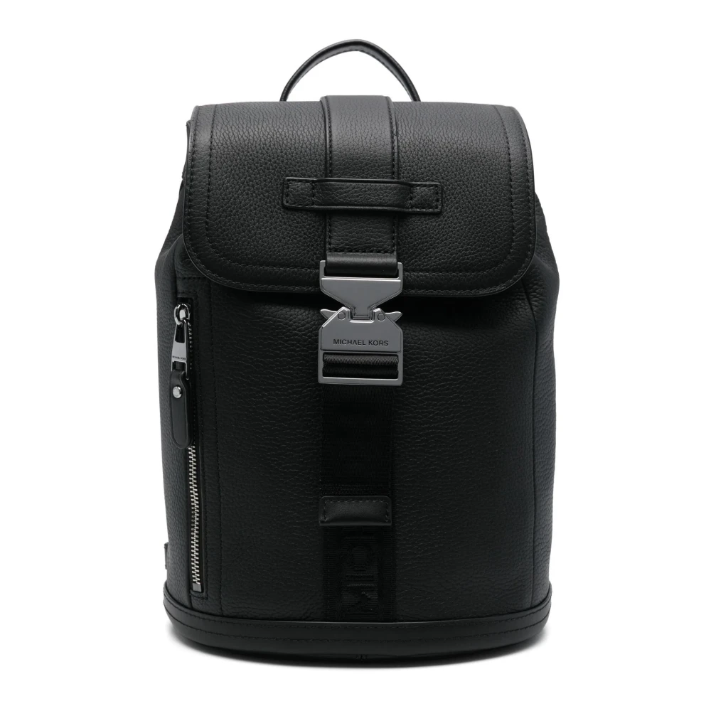 Michael Kors Men's Black Casual Leather Backpack