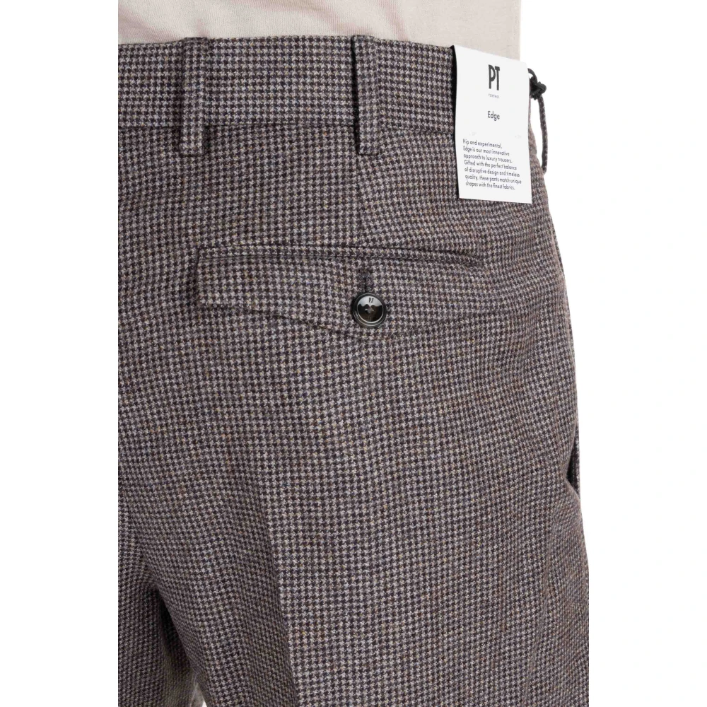 PT Torino MultiColour Wollen Broek Rebel Fit Multicolor Heren