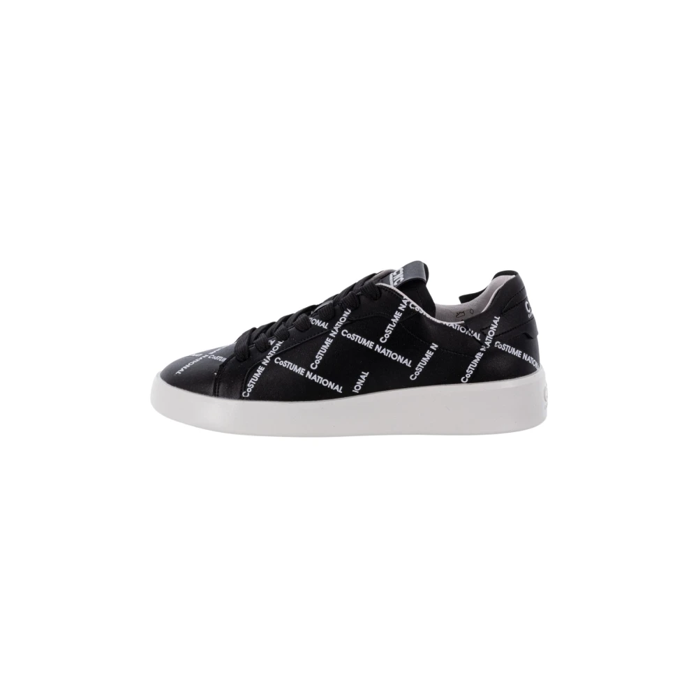 Costume National Heren Logo All Over Sneakers Heren Schoenen Zwart