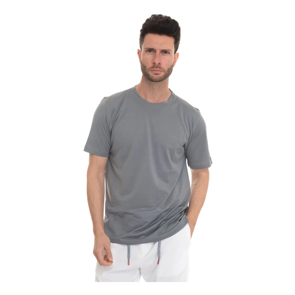 Kiton - Tops > T-Shirts - Gray - Kiton - Modalova