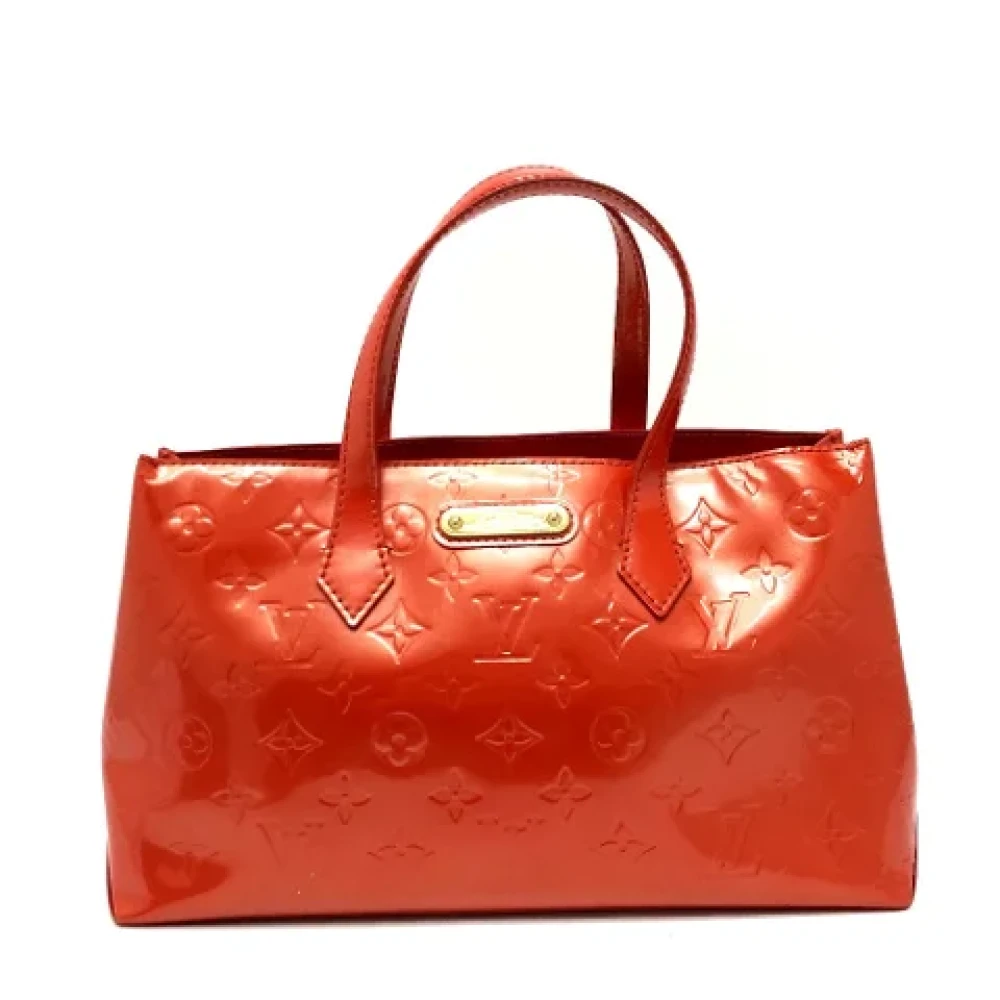 Louis Vuitton Vintage Pre-owned Tyg louis-vuitton-vskor Orange, Dam