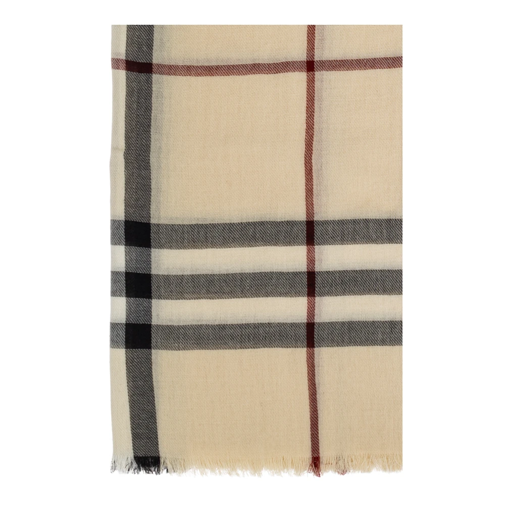 Burberry Wollen sjaal Beige Unisex