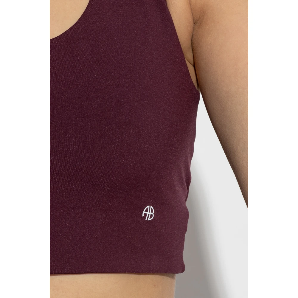 Anine Bing Yuna Bra uit de Sport Collection Red Dames