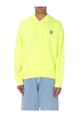 sweat-a-capuche-swirl-jaune-pour-homme