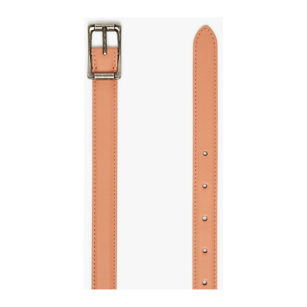 Max Mara Weekend Elegante Leren Riem met Omkeerbaar Ontwerp Pink Dames