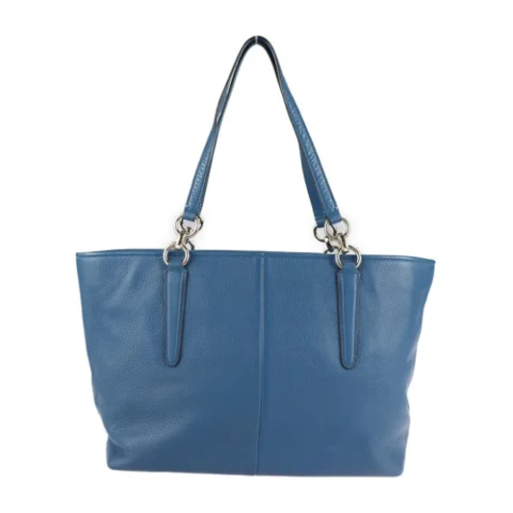 Coach Pre-owned Fabric shoulder-bags Blue Dames