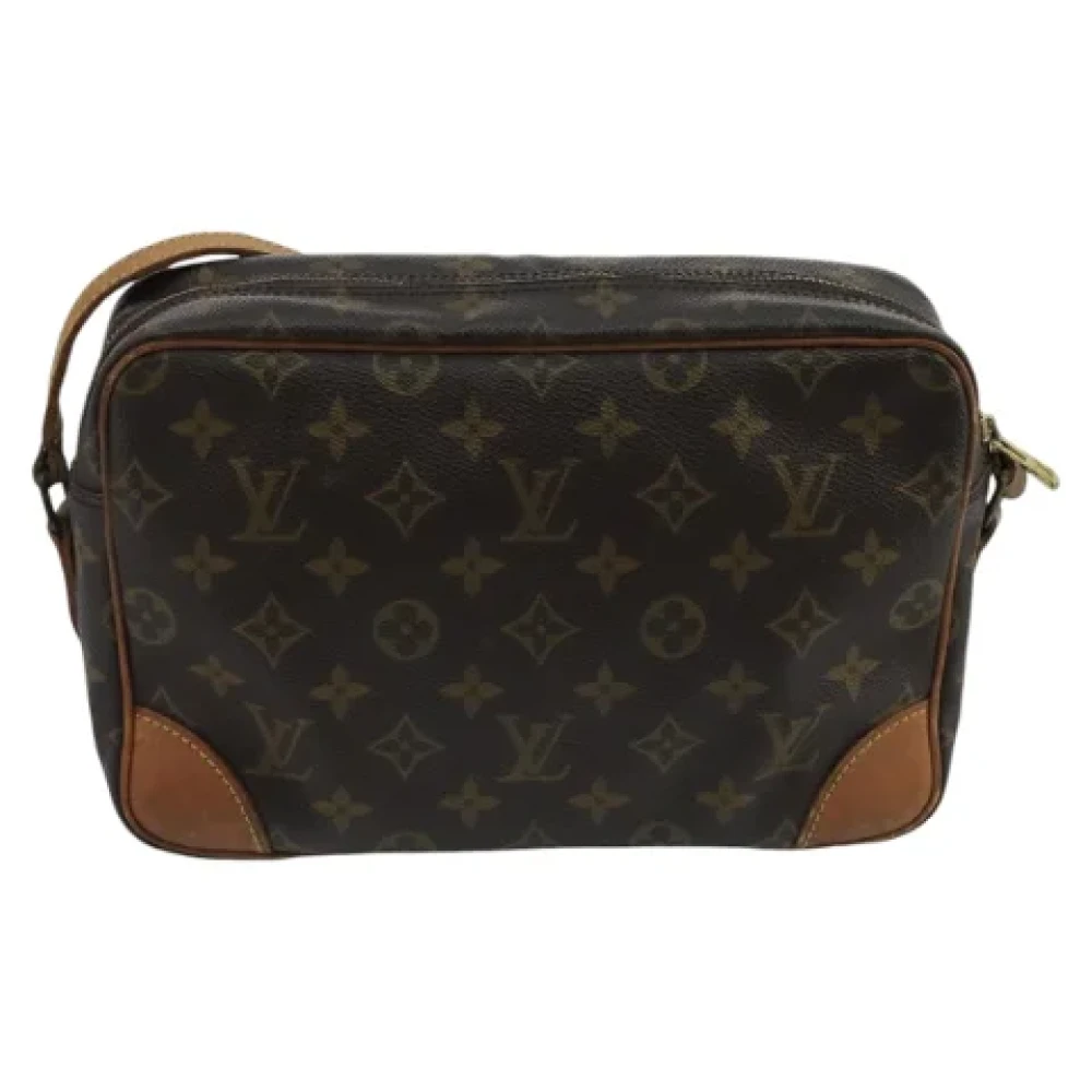 Louis Vuitton Vintage Pre-owned Canvas shoulder-bags Brown Dames