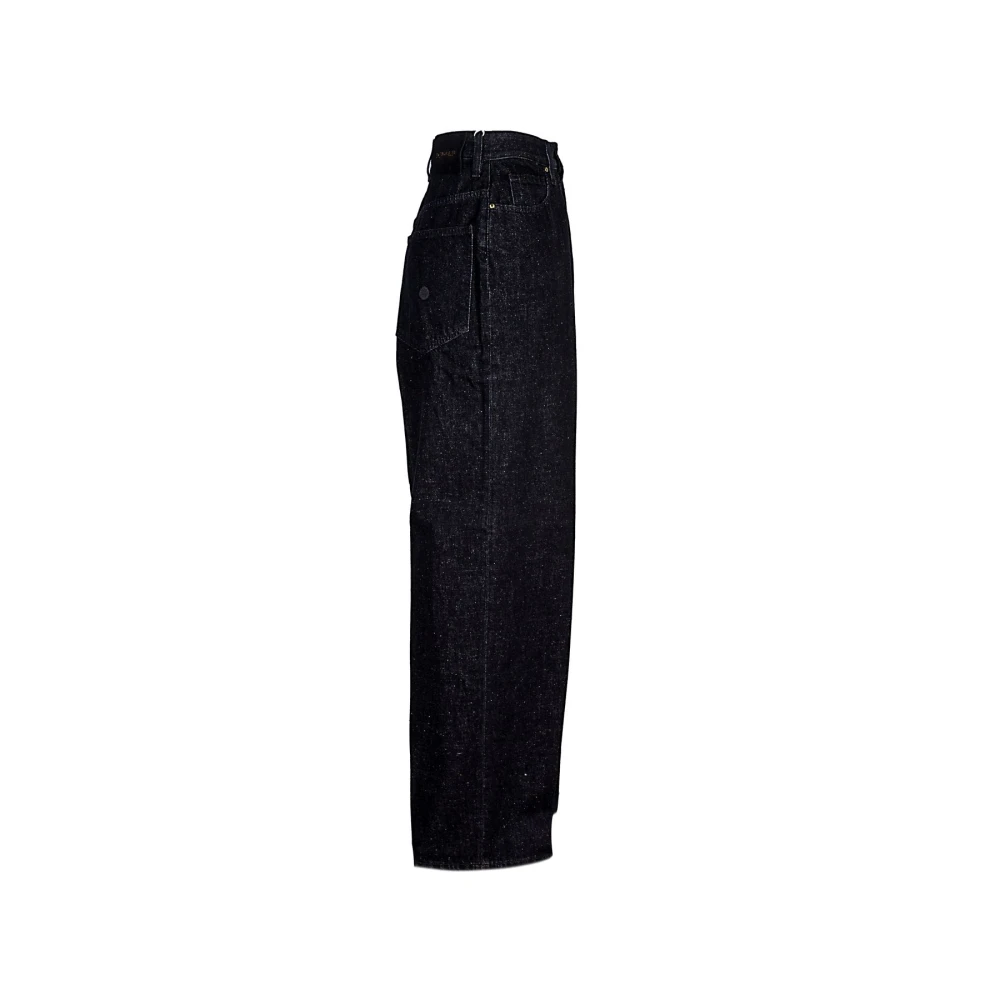 Don The Fuller Stijlvolle Wide Jeans voor Mannen Black Dames