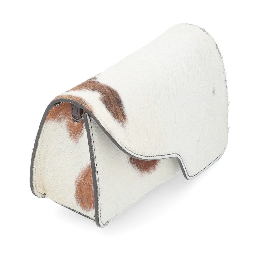 ATP Atelier Koeienprint Leren Sandalen Brown Dames