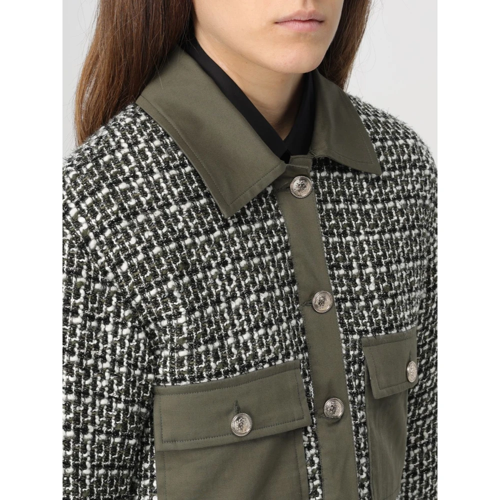 Liu Jo Bouclé Jas Green Dames