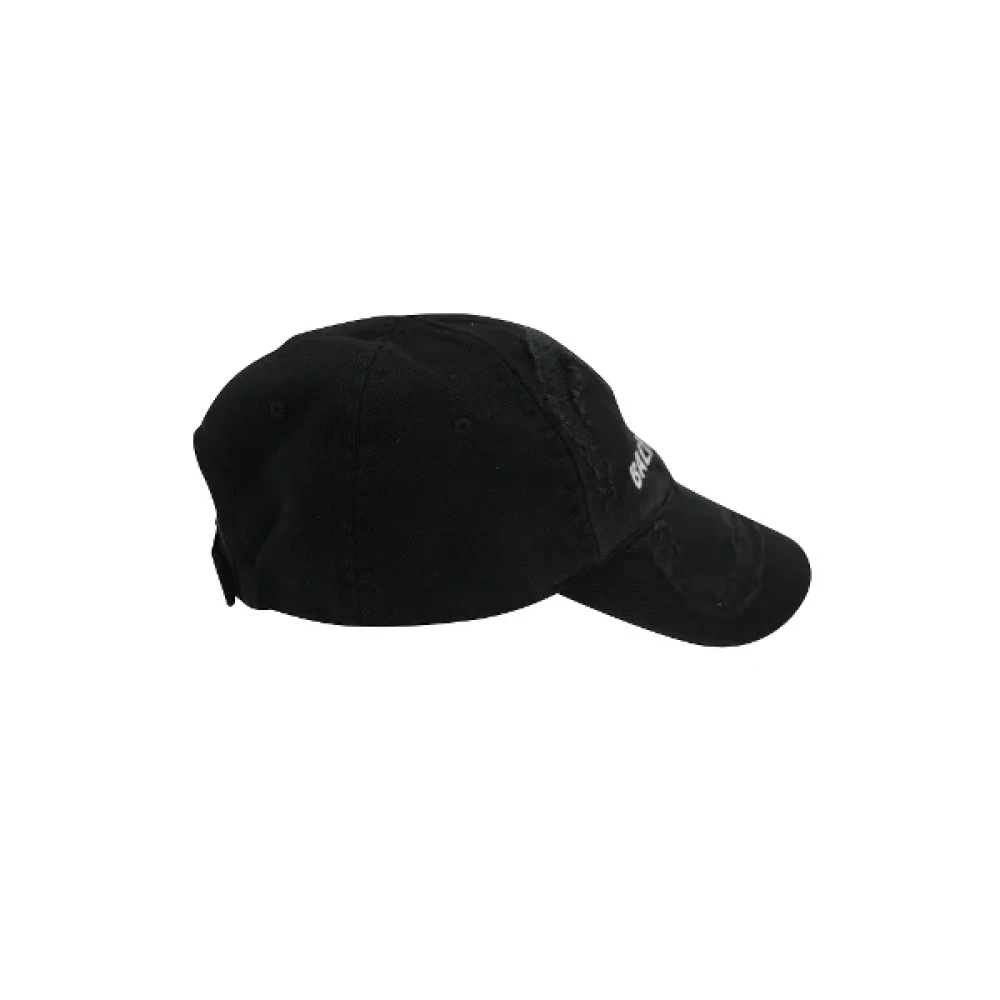 Balenciaga Cotton hats Black Heren