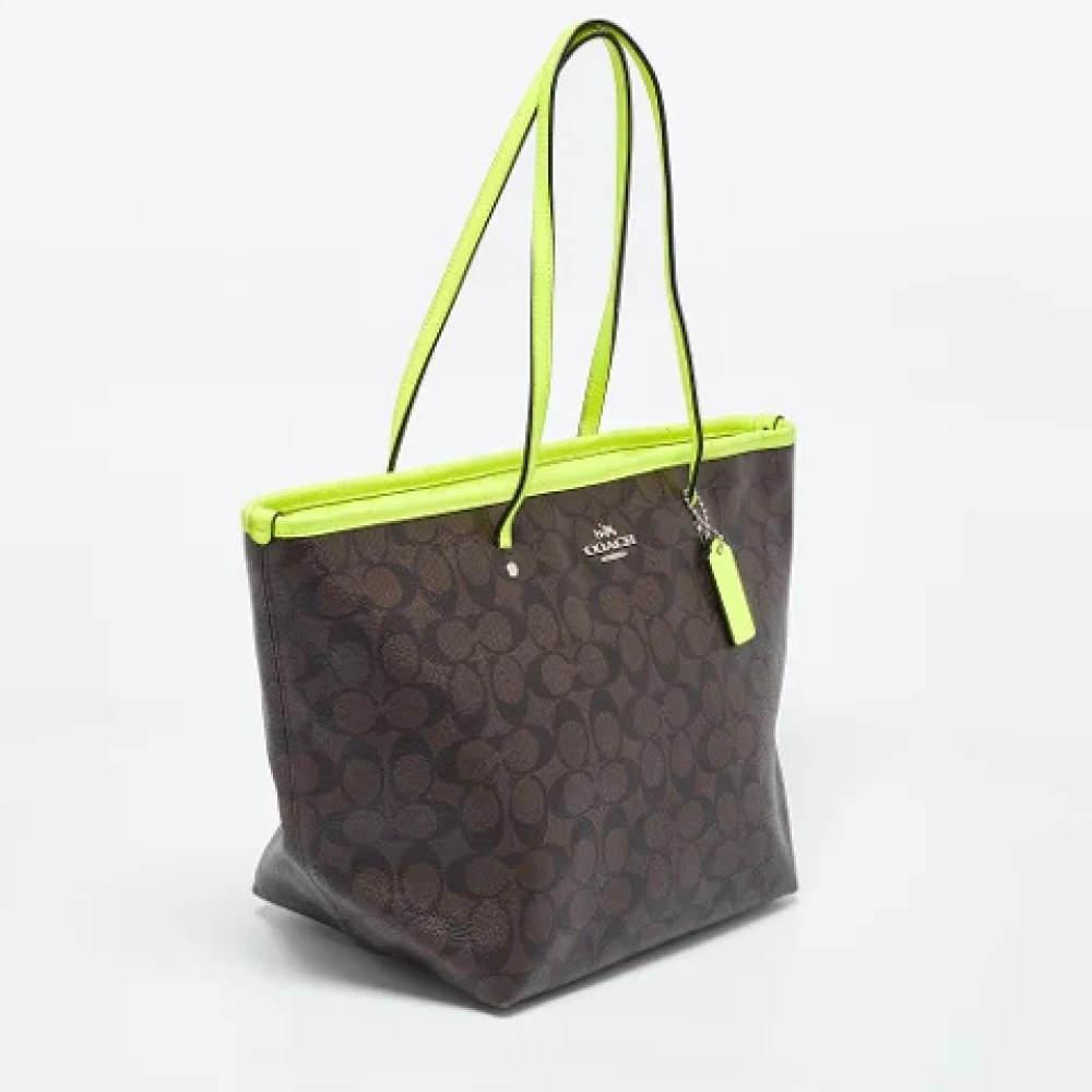 Coach Pre-owned Canvas handbags Multicolor Dames