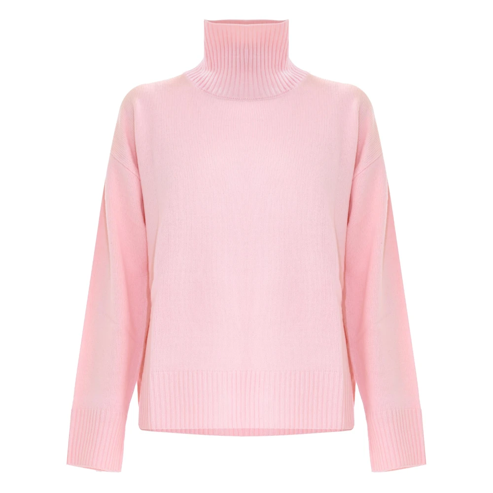 Kocca Women's Pink Marleen Jumper - Turtlenecks - M - Knitwear