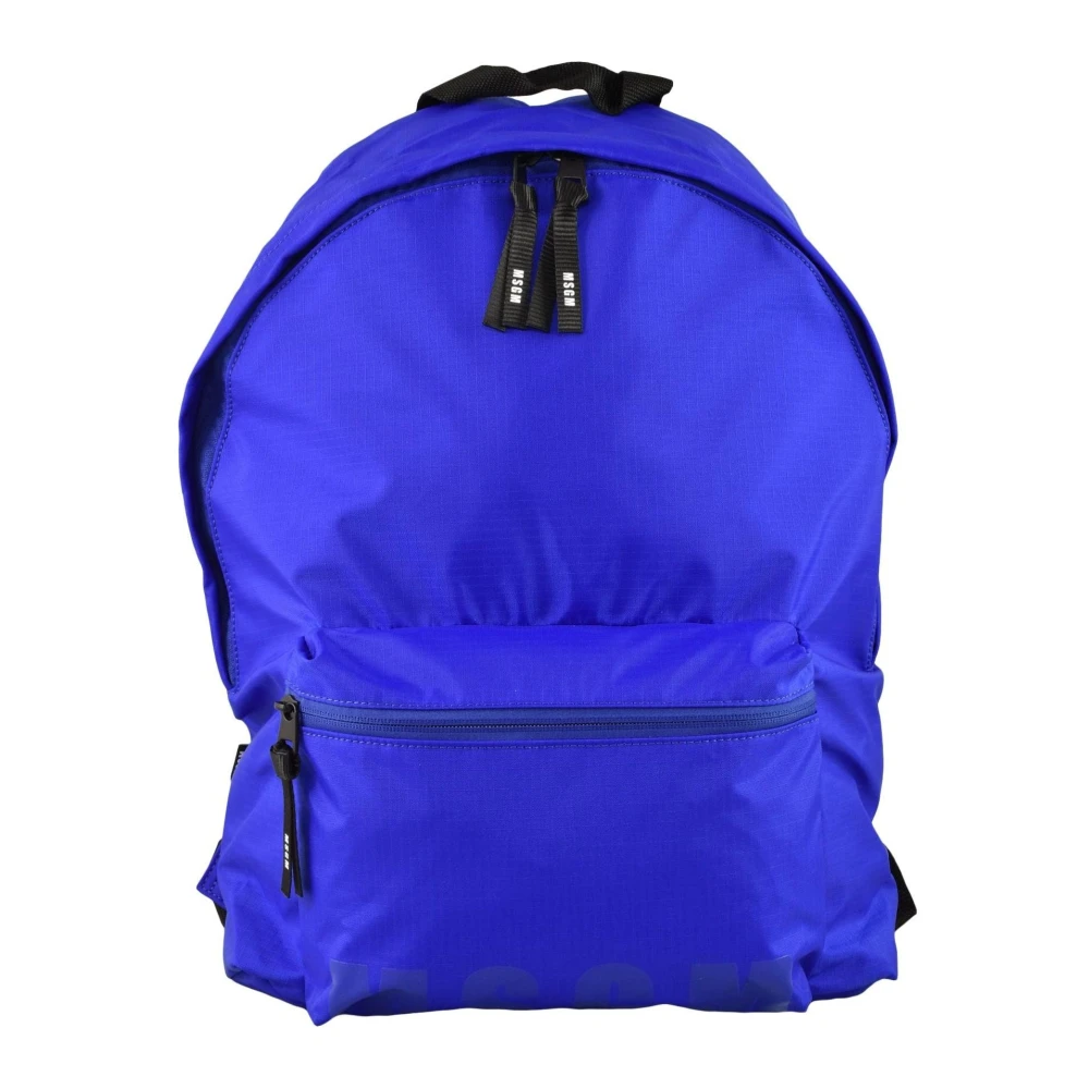 Msgm Polyester Rugzak Blue Dames