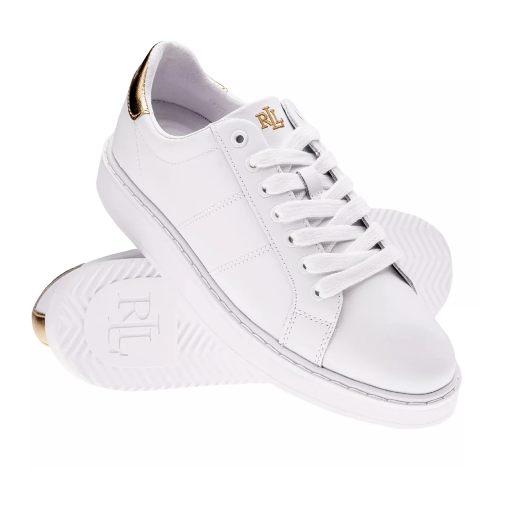 Ralph Lauren Witte Angelina Sneakers White Dames