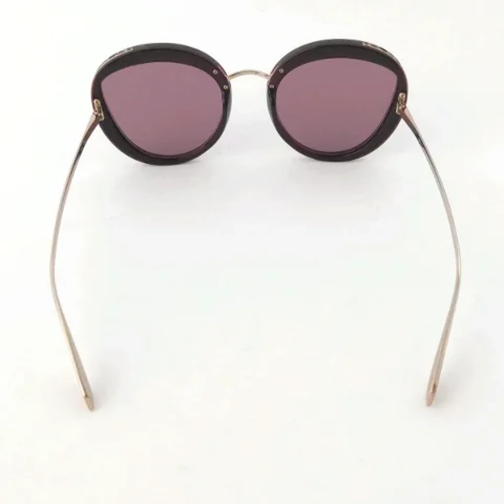 Bvlgari Vintage Pre-owned Plastic sunglasses Purple Dames