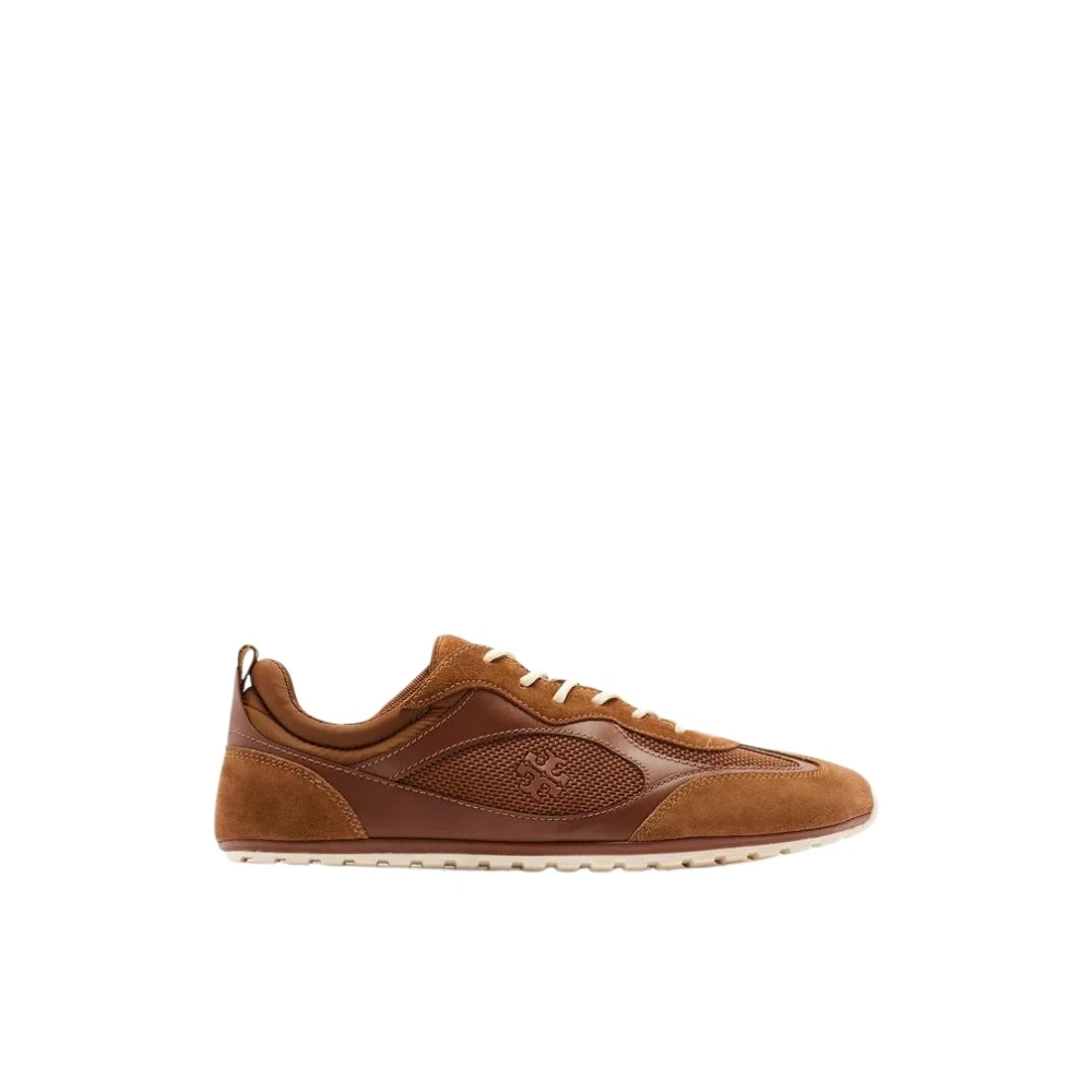 Tory Burch Field Sneaker Dames Schoenen Bruin