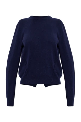 Cashmere Open-Back Sweater