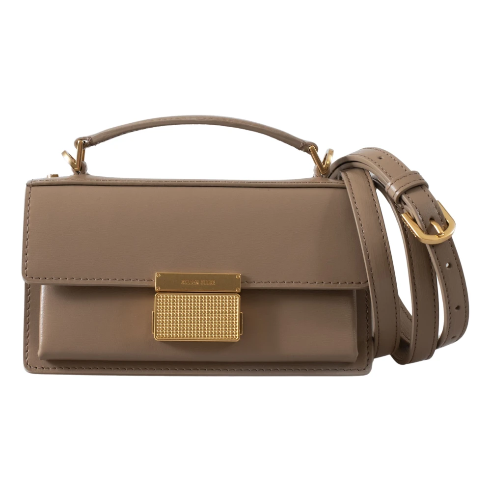 Golden Goose Venezia Small Leather Bag Beige Dames