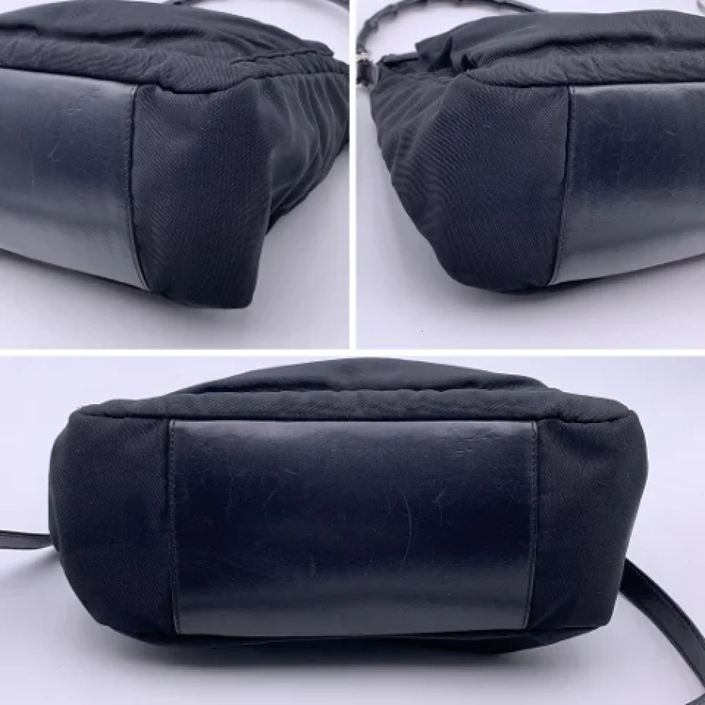 Gucci Vintage Pre-owned Fabric shoulder-bags Black Dames