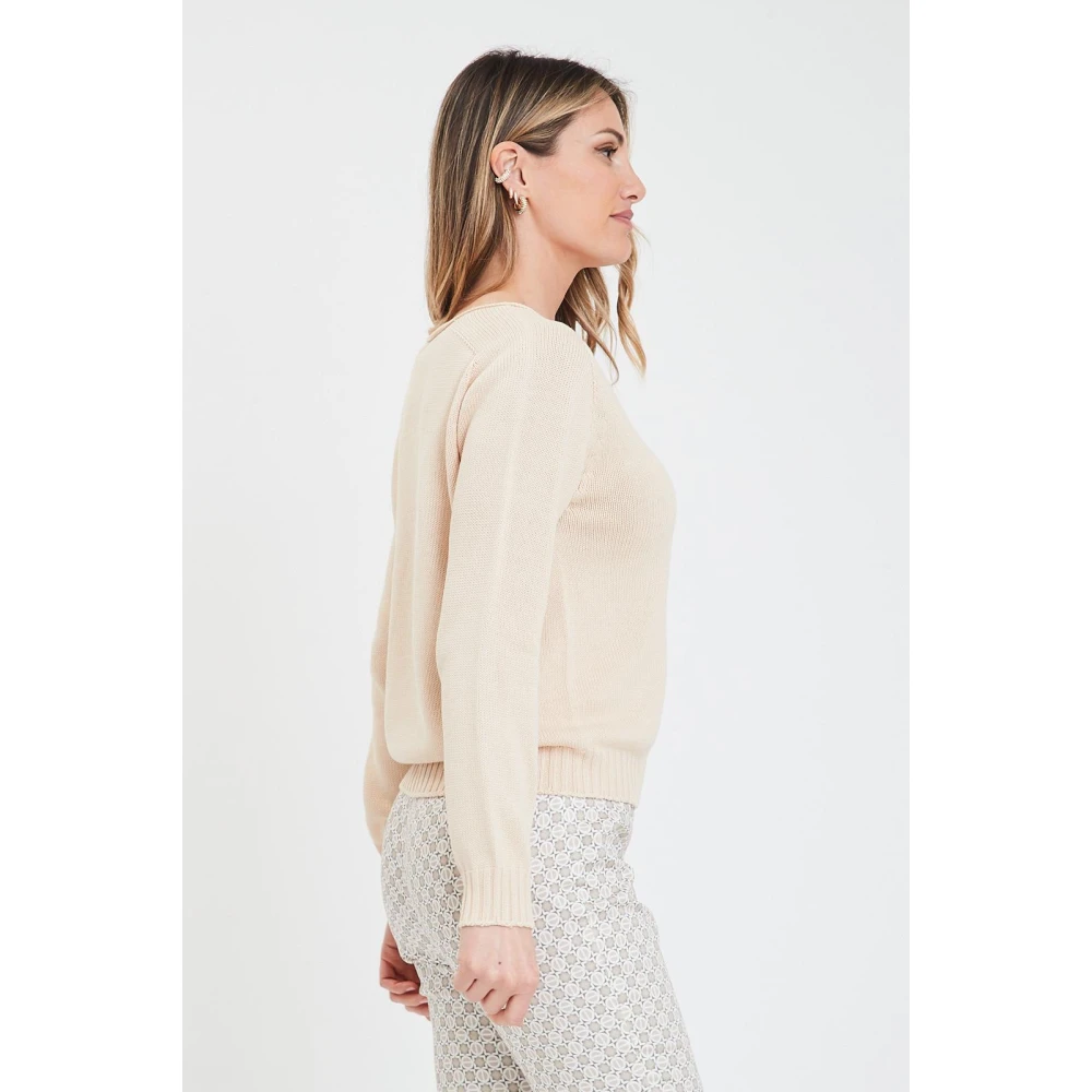 Gran Sasso Rasato Trui Beige Dames