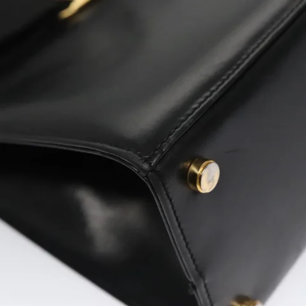 Salvatore Ferragamo Pre-owned Leather handbags Black Dames