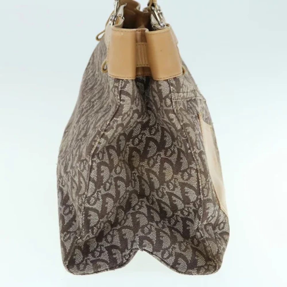Dior Vintage Pre-owned Canvas totes Brown Dames