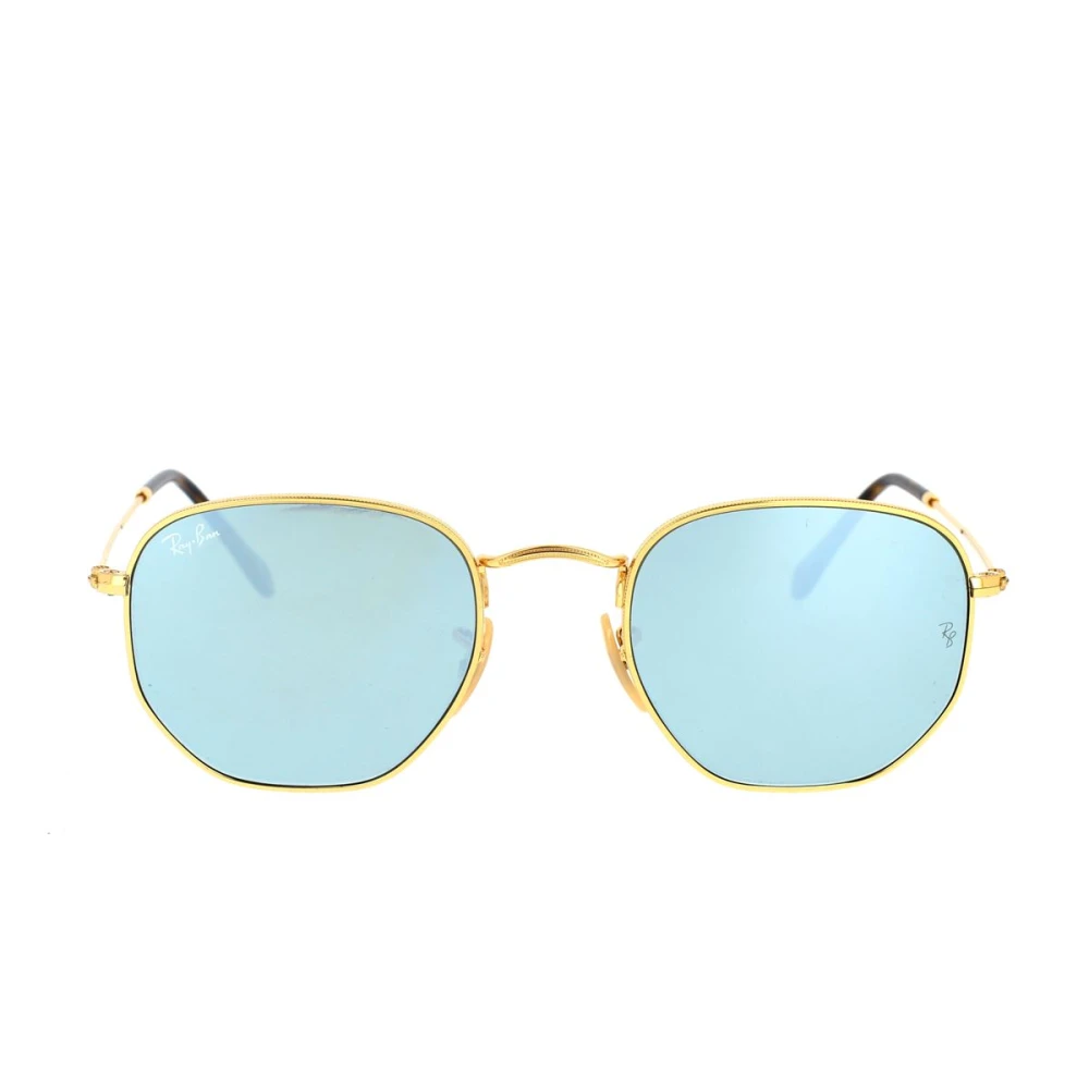 Ray-Ban Hexagonala plattlinser Gul Unisex