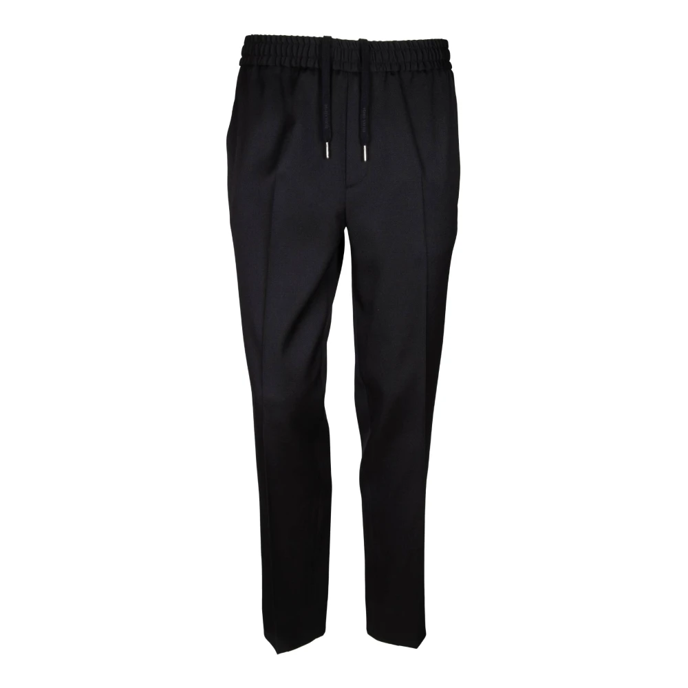 Golden Goose Zwarte Twill Koordwol Broek Black Heren