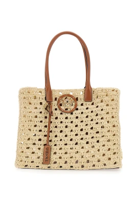 La Medusa Large Raffia Tote