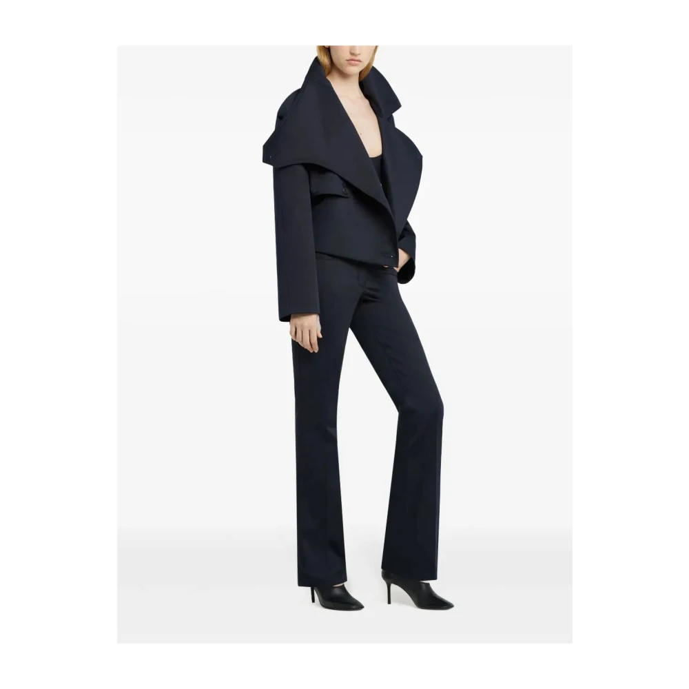 Courrèges Navy Trompetbroek Blue Dames
