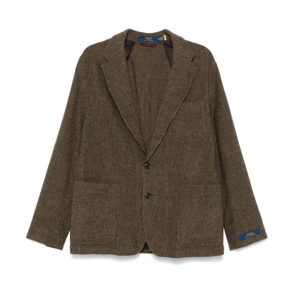 Ralph Lauren Wollen Blazer Brown Heren