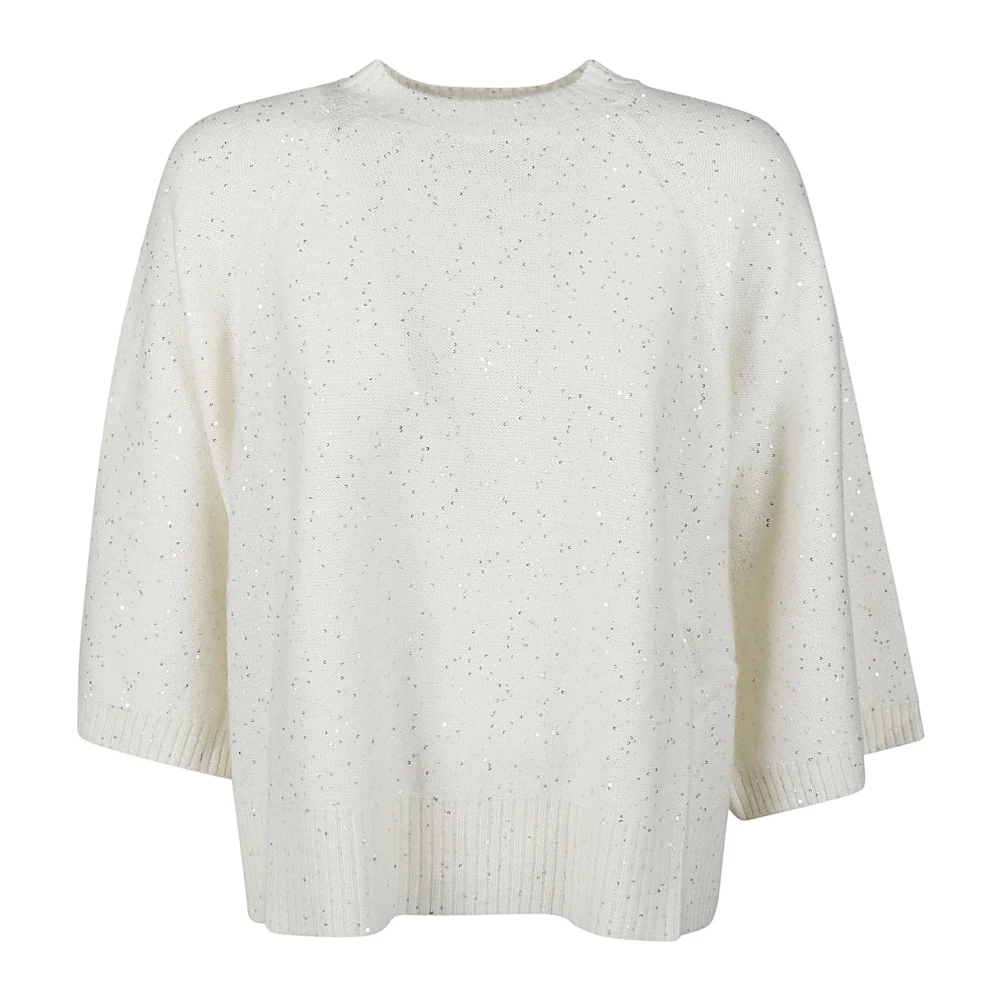 Fabiana Filippi Stijlvolle 3 4 Mouw Sweater White Dames
