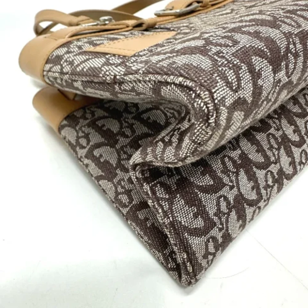 Dior Vintage Pre-owned Fabric dior-bags Brown Dames
