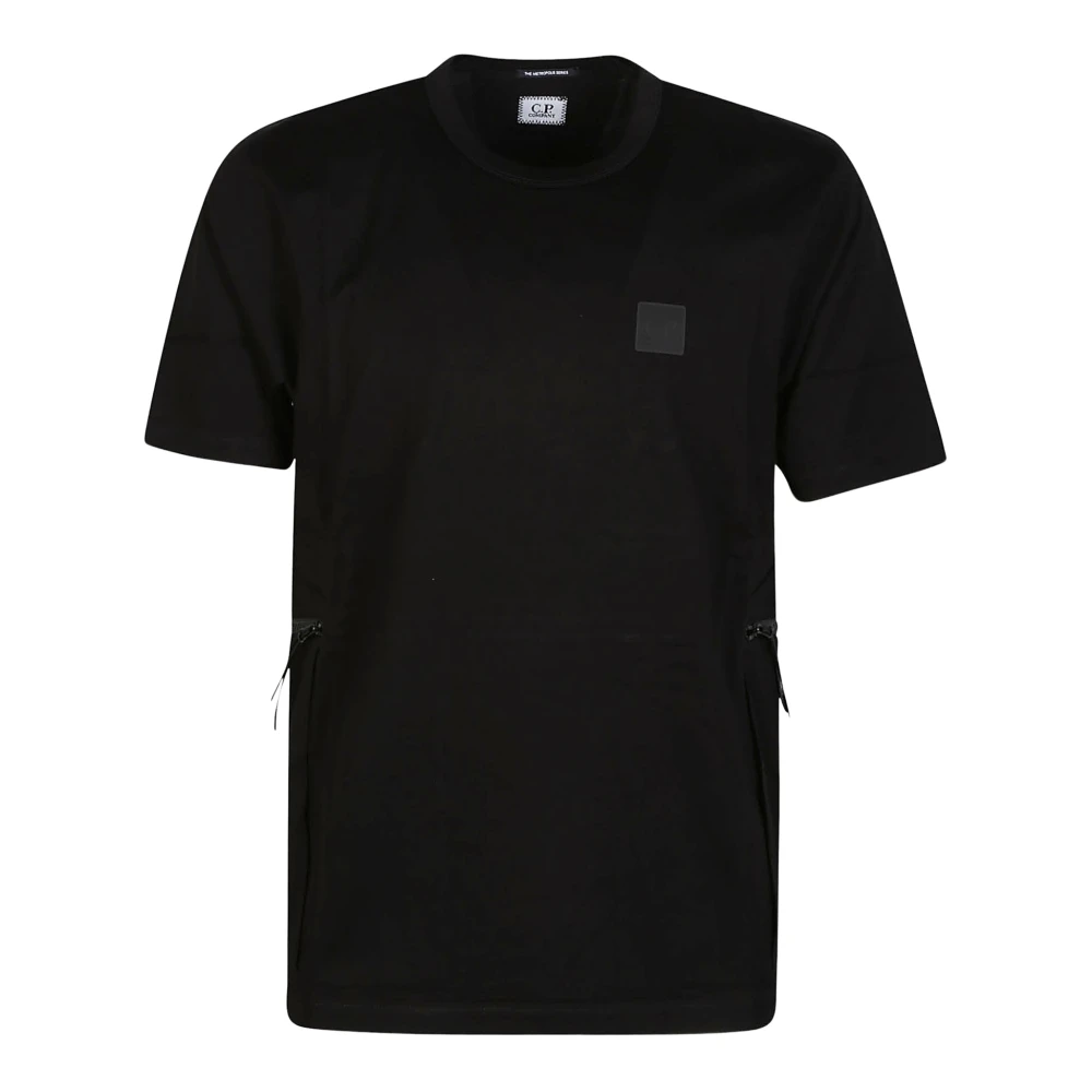 C.P. Company Zwart Mercerized Jersey T-Shirt Black Heren