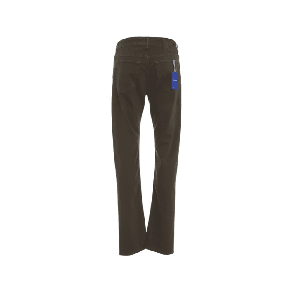 Jacob Cohën Bruine Bard Broek met Logodetails Green Heren