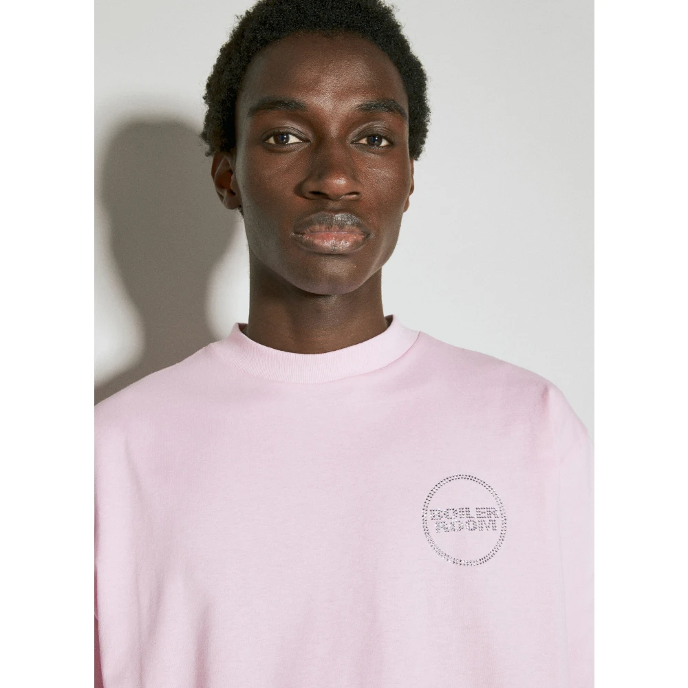 Boiler Room T-Shirts Pink Heren