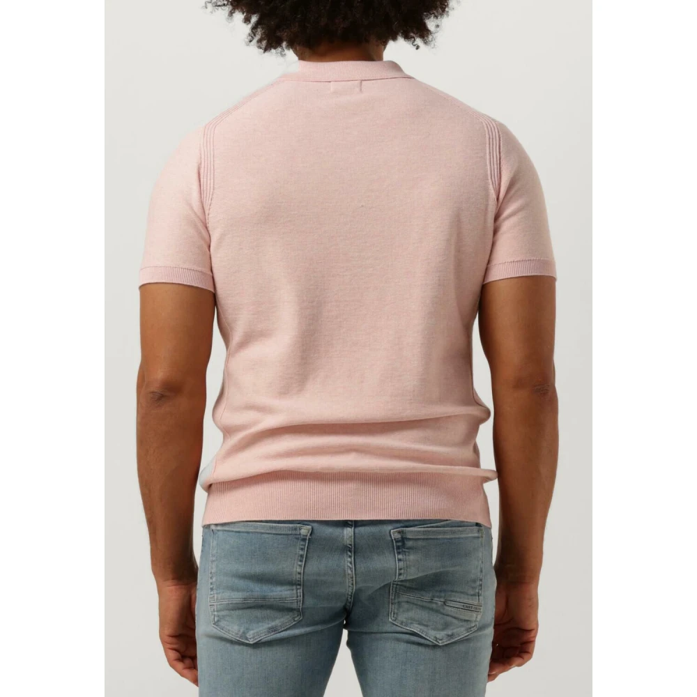 Dstrezzed Heren Polo & T-shirts Korte Mouw Polo Pink Heren