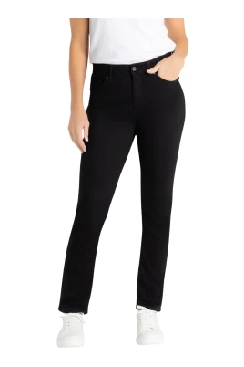 Klassiska Svarta Denim Jeans
