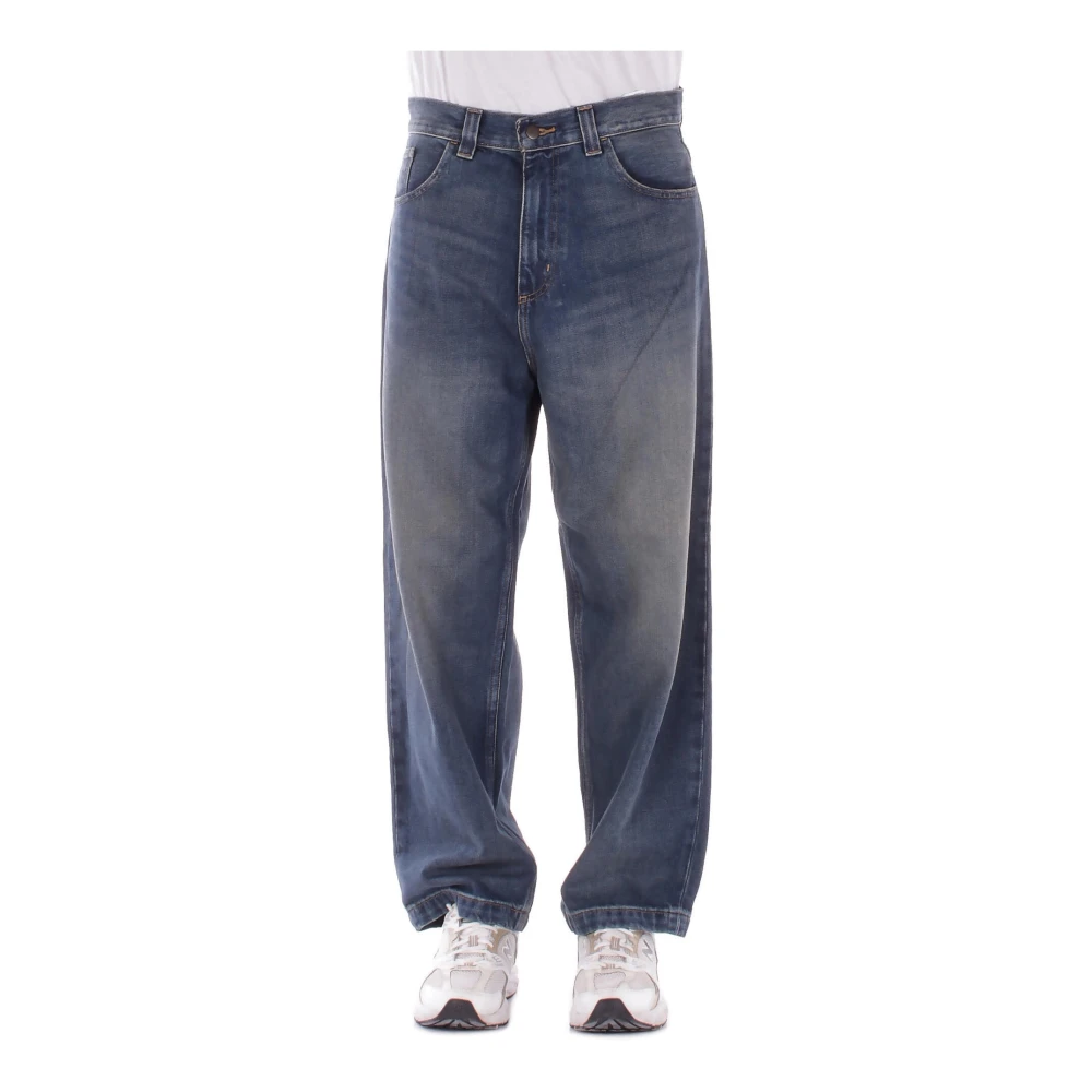 Carhartt Wip Men's Blue Brandon Pant - Loose Fit Jeans - Xs - Jeans