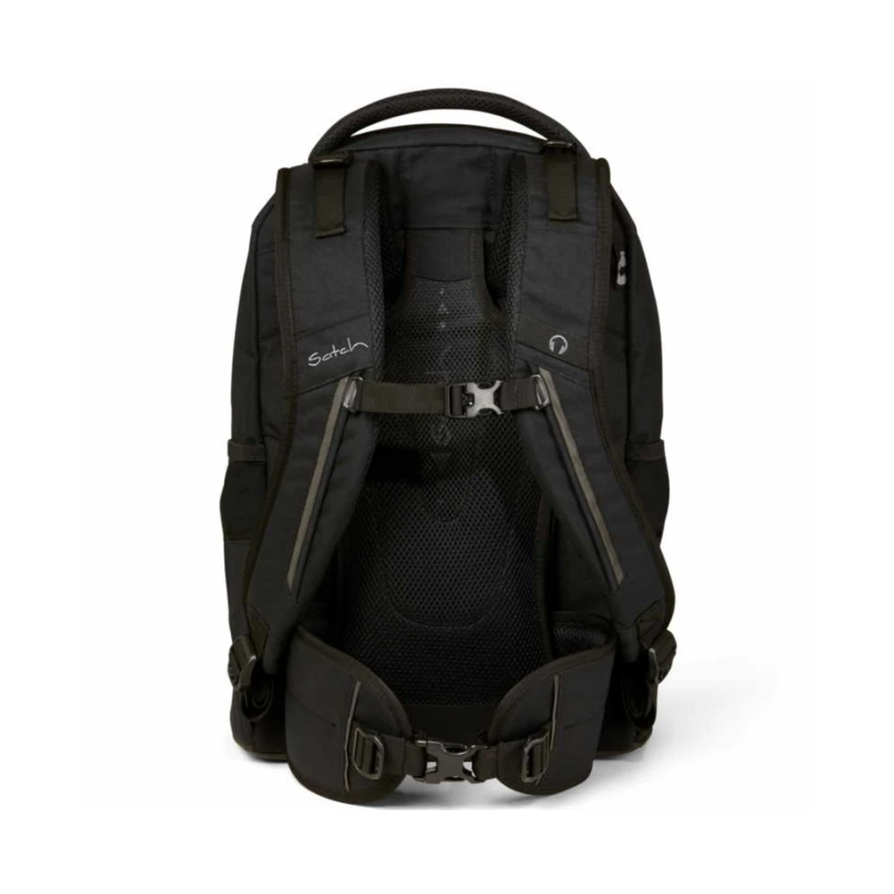 Satch Kwaliteit School Rugzakken Black Unisex