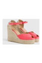 sandale-compensee-corail-avec-corde