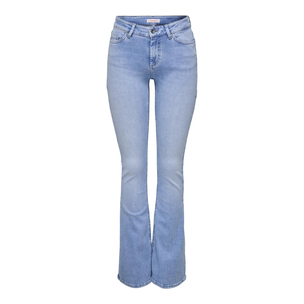 Lyseblå Flared Jeans