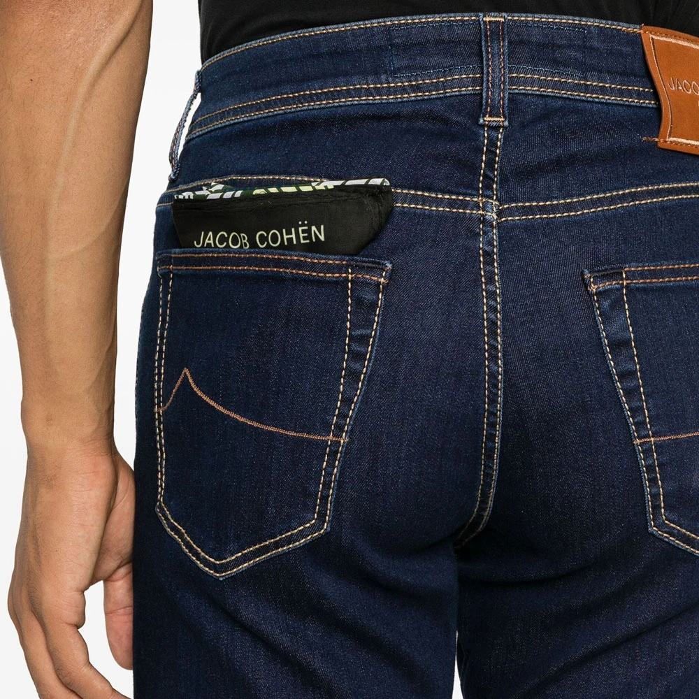 Jacob Cohën Slim Fit Bard Jeans Blauw Italië Blue Heren