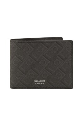 gancini-pattern-leather-wallet