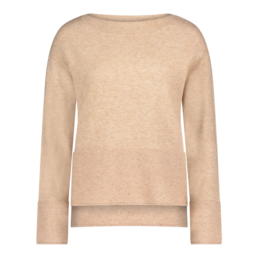 Betty Barclay Lange Mouw Gebreide Trui Beige Dames